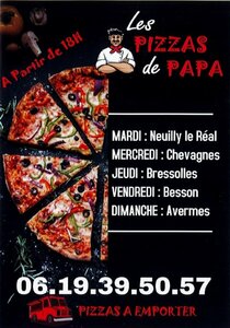 Les pizzas de papa. 